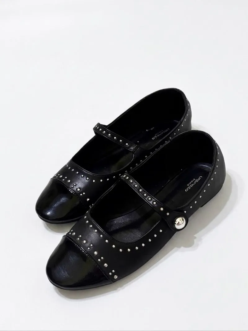 Flat Shoes Urban N Co Size 40 Mary Jane Stud Urban & Co photo 1