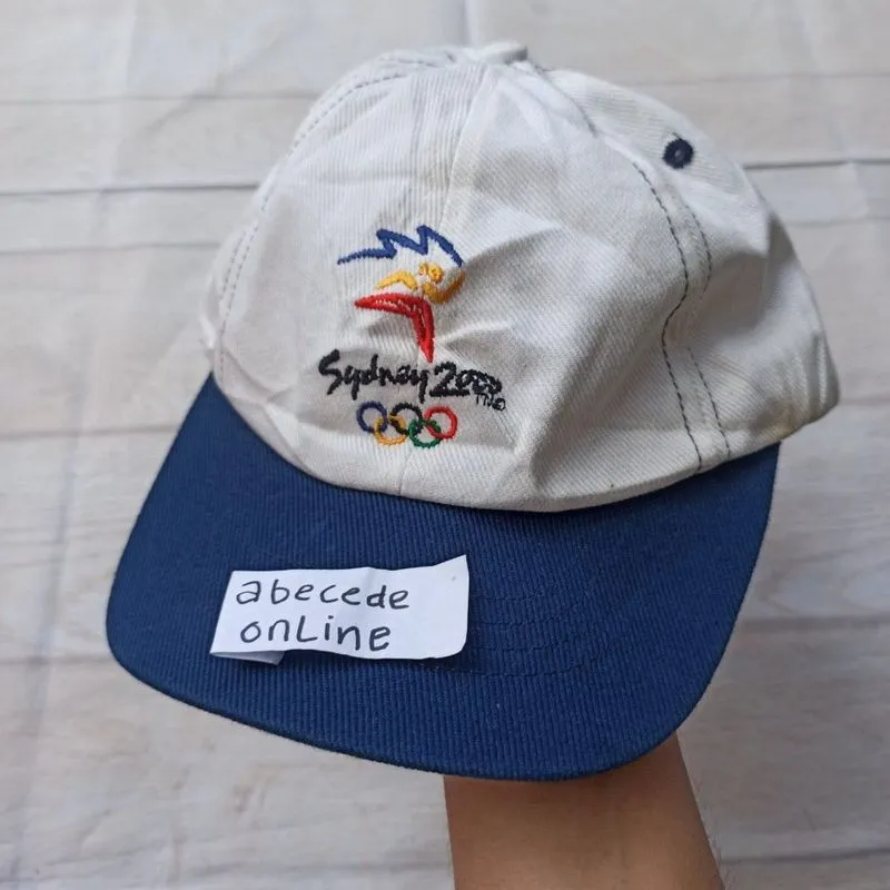topi vintage Sidney Olympics 2000 cap hat
made in australia photo 1
