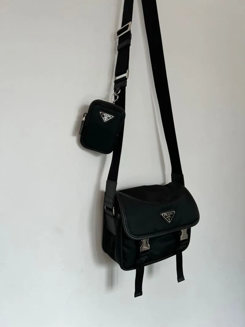Prada Shoulder Bag nylon leather photo 1