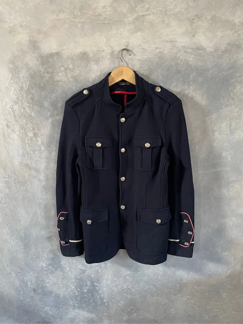 Zara Man Napoleon Woll Jacket Y2k Grunge Emo Vkei Style photo 1