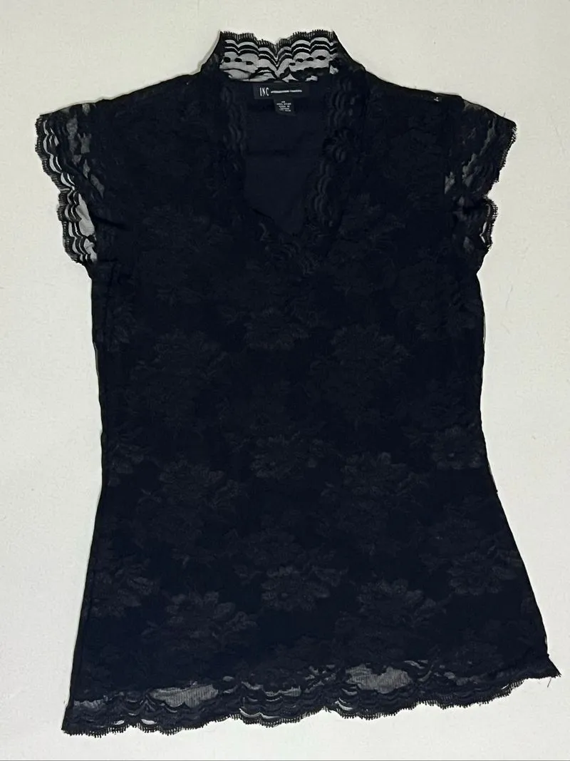 Black Lace Top photo 1