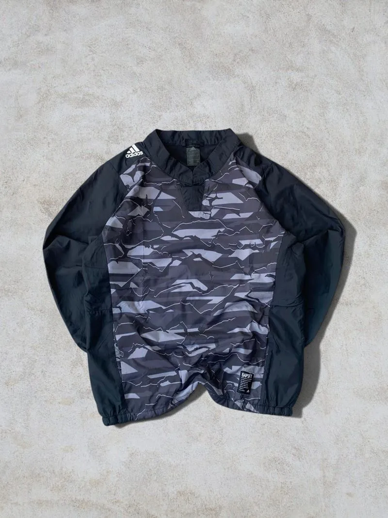 Adidas Pullover Camo Windbreaker V neck photo 1