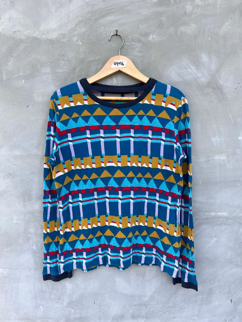 Trunk Hiroko koshino Japan aztech navajo longsleeve photo 1