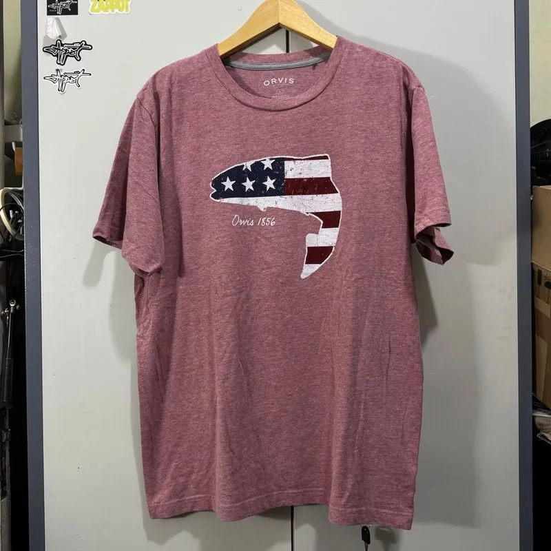 Orvis print flag tshirt photo 1