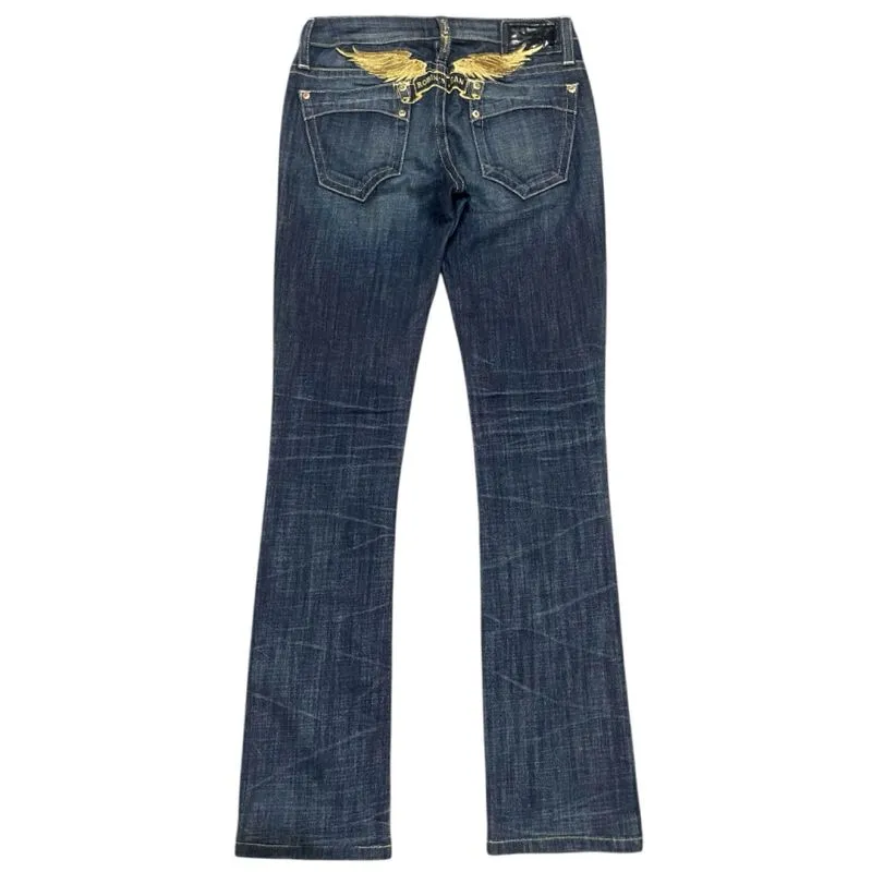 ROBIN’S JEAN Gold Marilyn Studded Straight Denim photo 1