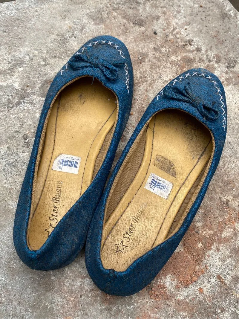 Flat Shoes Ballerina Navy Size 39 photo 1
