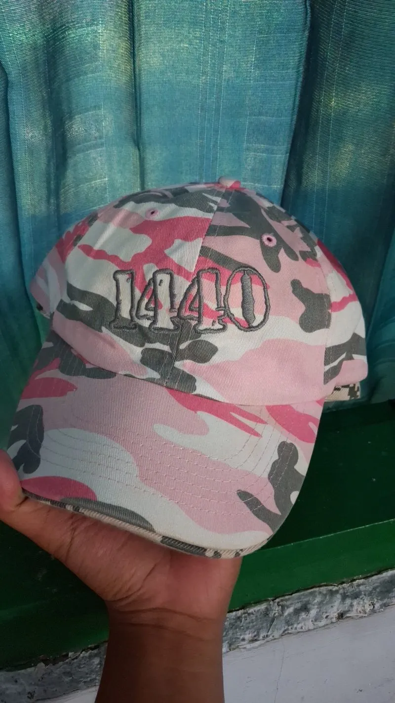 Topi camo pink  photo 1