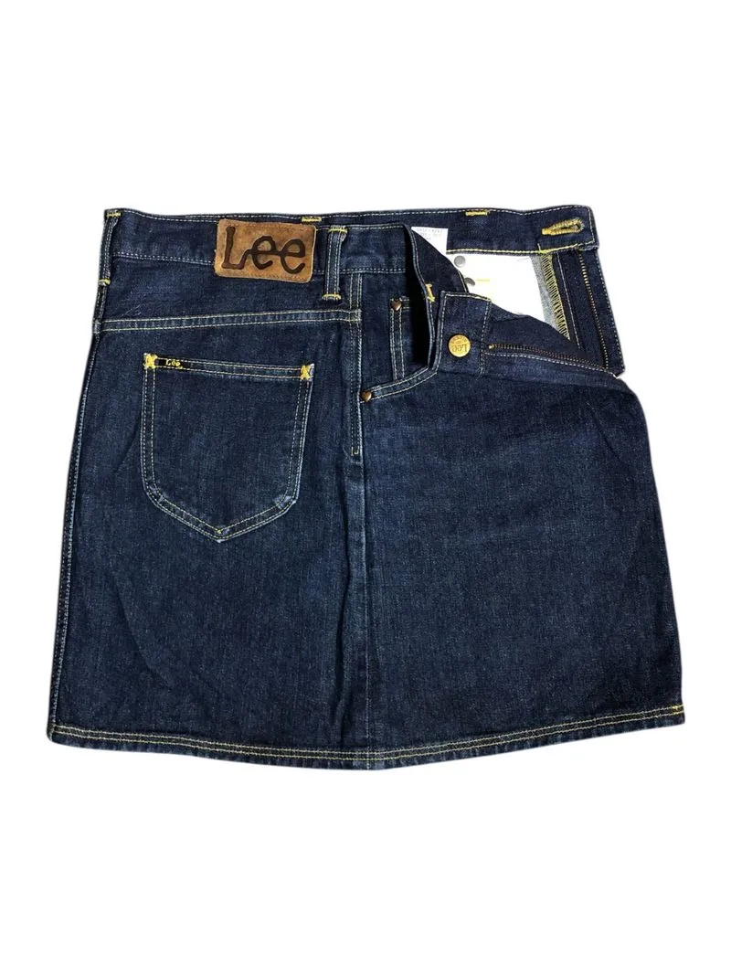 Vintage 80's lee lady raiders skirt denim japan photo 1