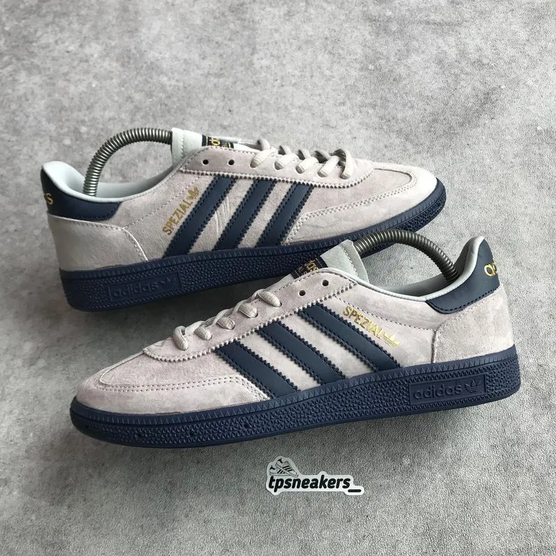Adidas Casual Sneakers Pria navy gray