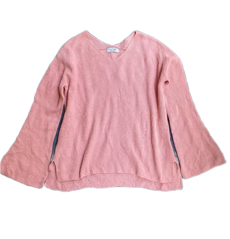 Minimalist Casual Blouse Wanita pink cream photo 1