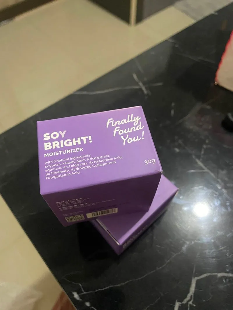 Finally Found You! Soy Bright! Moisturizer 30g photo 1