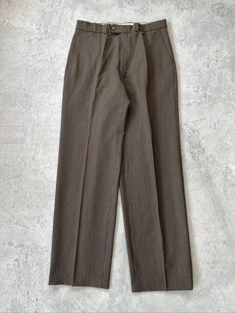 St. Michael by Marks & Spencer Pletead Trousers photo 1