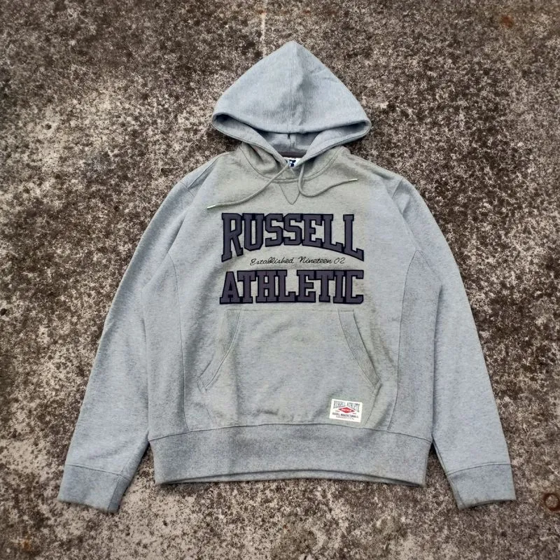 Russell Athletic Vintage Casual Hoody Pria gray photo 1