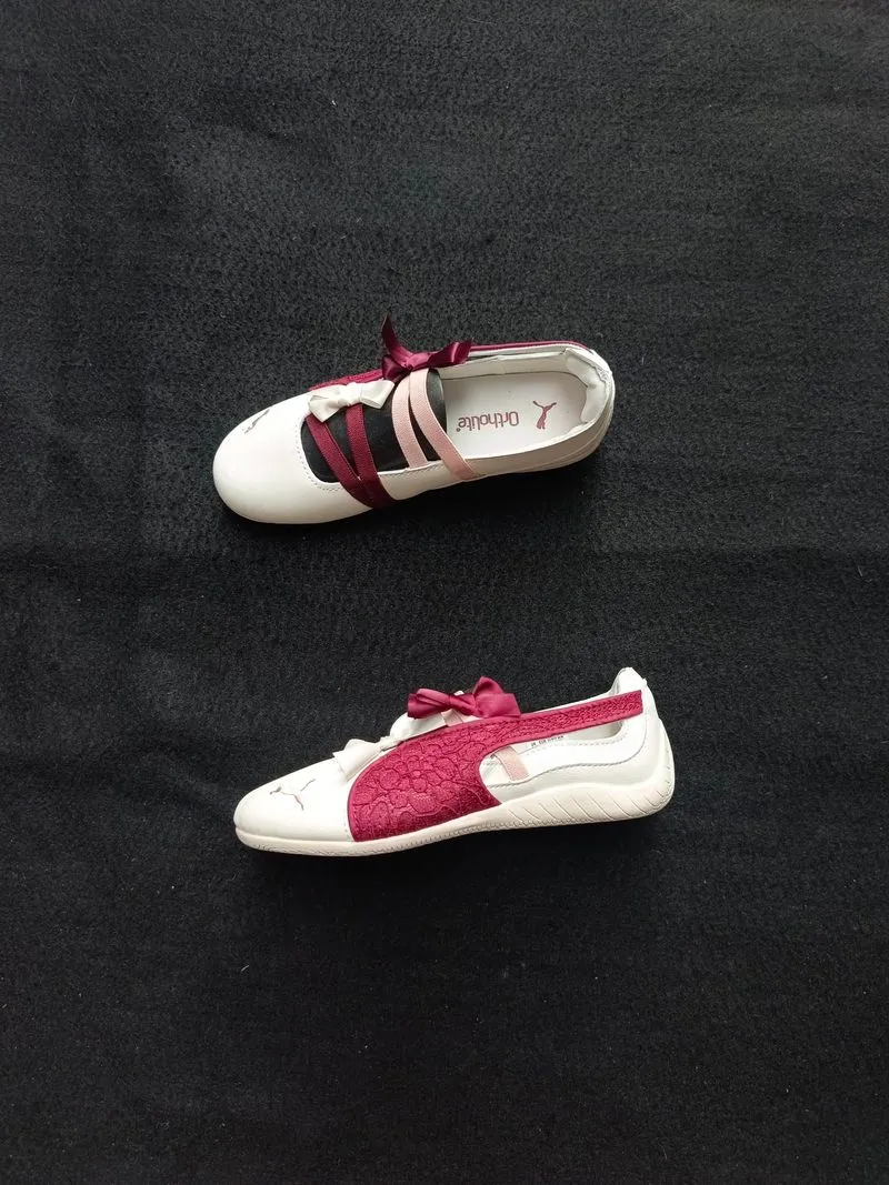 Puma Speedcat Ballet Lace in Frosted Ivory and Ruby Shimmer photo 1
