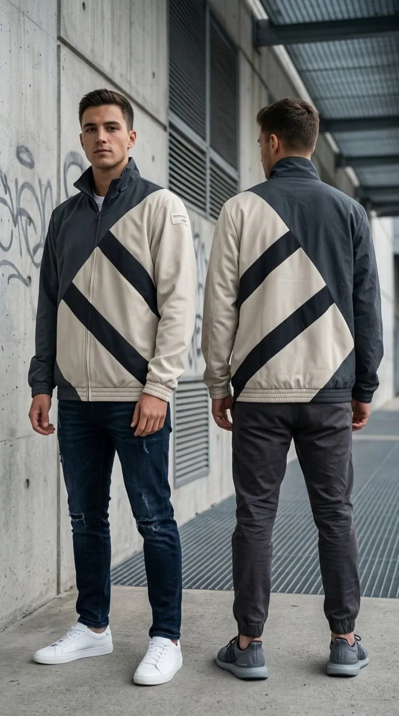 jaket windbreaker adidas equipment hitam putih sz L-XL photo 1