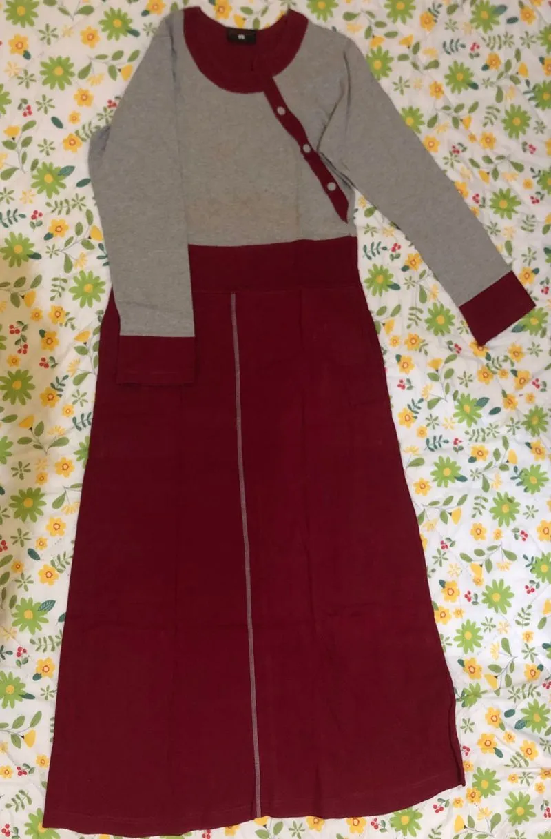 Two Tone Long Dress photo 1