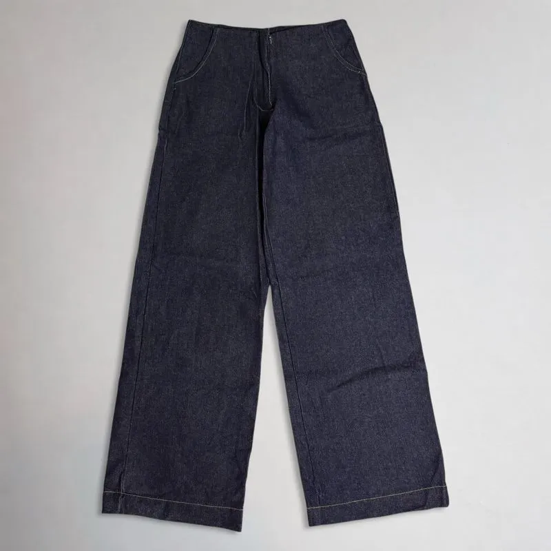 Wear Threek Mandy Low Waist Trousers Denim S Y2k Flare Pants photo 1