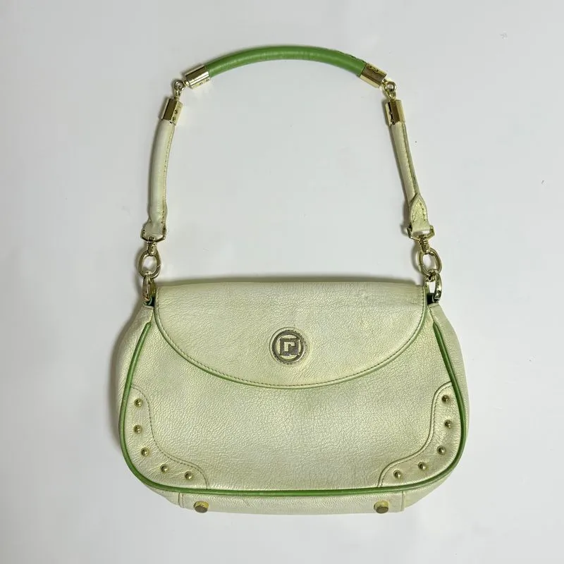 Paco Rabbane Y2k Vintage Leather Green GHW Shoulder Bag  photo 1