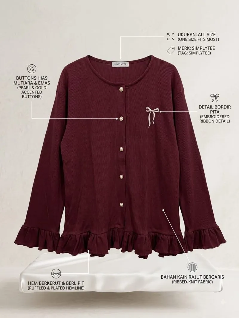 Coqutte Ribbon Knit | Brand : Simplytee photo 1