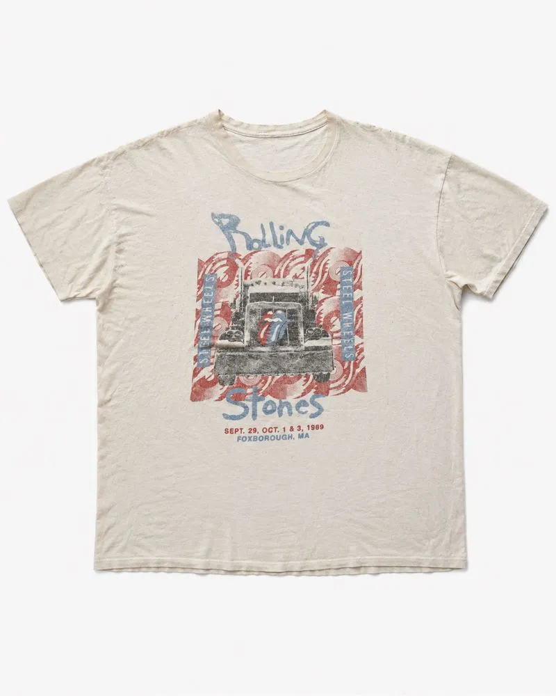 [VINTAGE / RARE] Kaos Band The Rolling Stones - Steel Wheels photo 1