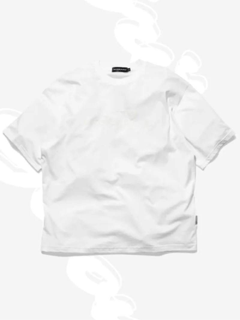 Streetwear Y2K T-shirt Pria white photo 1