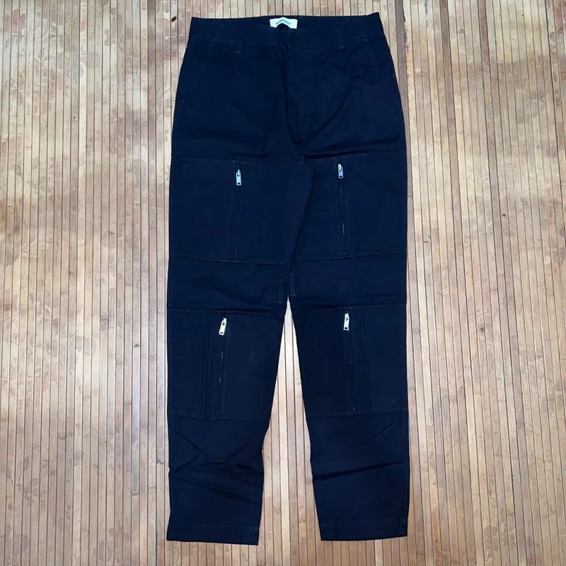 BONDAGE AMBUSH JAPAN STREETWEAR BLACK ZIPPER DETAIL CARGO TR photo 1