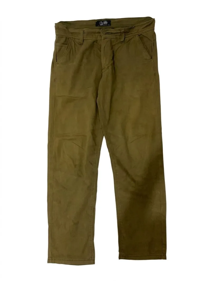 Celana chino hijau zaitun atau olive green photo 1
