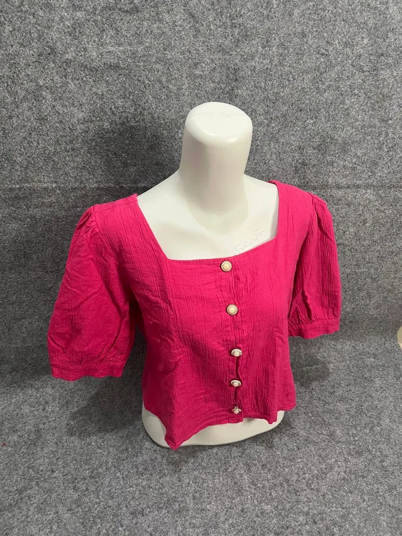 PL Blouse wanita - blouse cantik pink - good quality 1pcs photo 1