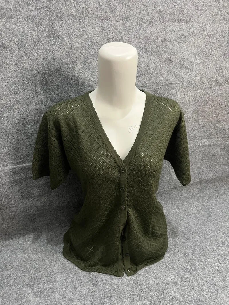 PL Knit top - atasan wanita bahan knit - army ready 1pcs photo 1