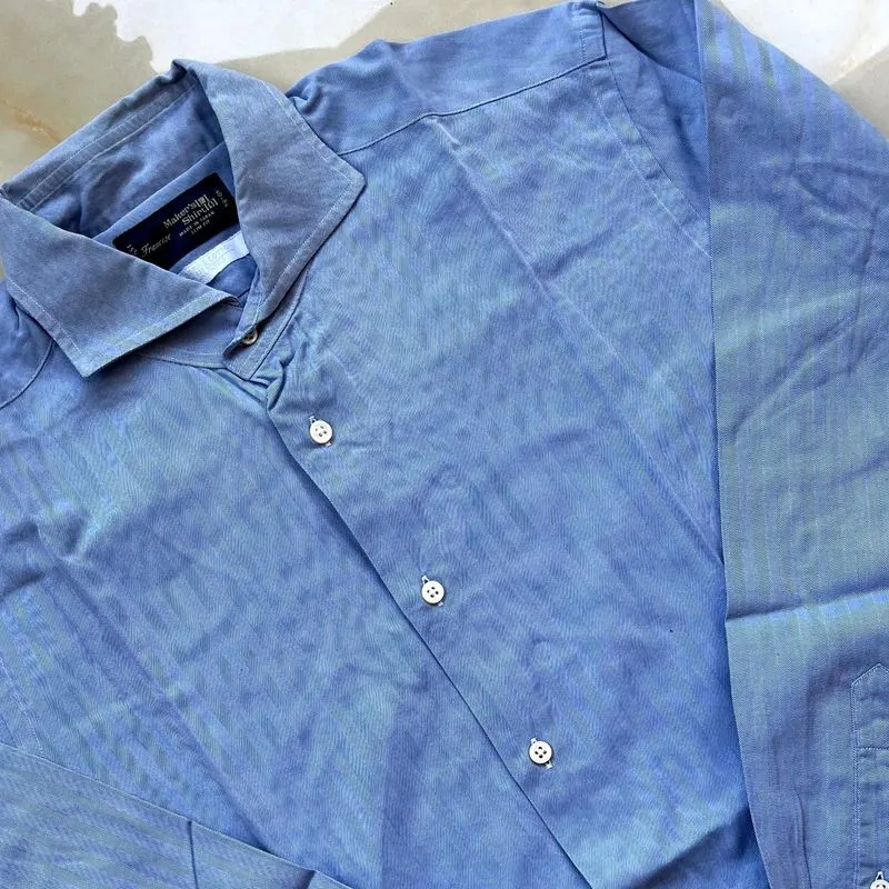 Kamakura Shirt Slim Fit HBT Cutaway  Collar Ivy league, Amet photo 1