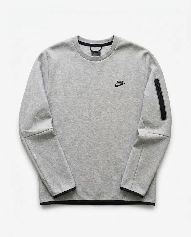 Nike Tech Fleece Crewneck Grey photo 1