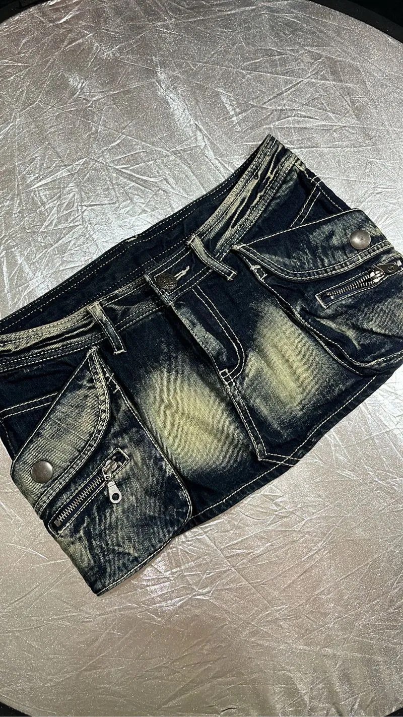MINI SKIRT Y2K vintage retro photo 1
