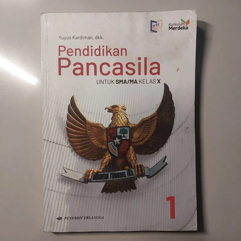 Buku Pendidikan Pancasila SMA/MA Kelas X | Penerbit Erlangga photo 1