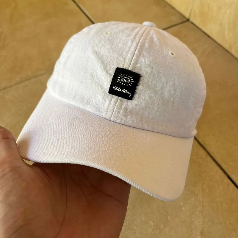 Topi keith jarring warna putih  photo 1