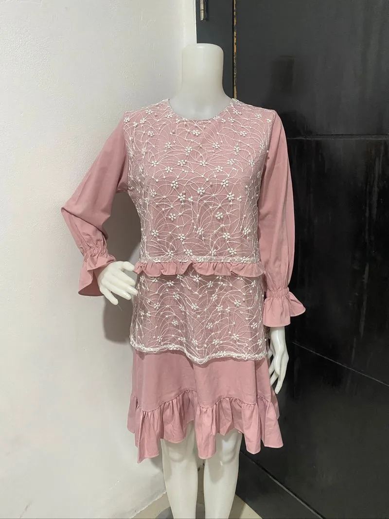 KOLPRI - Atasan tunik kebaya brukat lengan panjang muslim bl photo 1