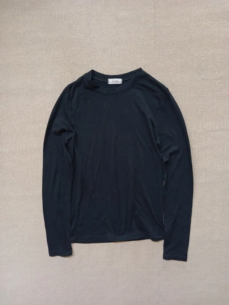 long sleeve hitam (15k) photo 1
