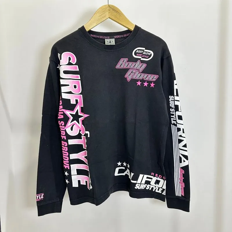 JAPANESE BODY GLOVE POEM LONGSLEEVE VINTAGE SURF STYLE photo 1