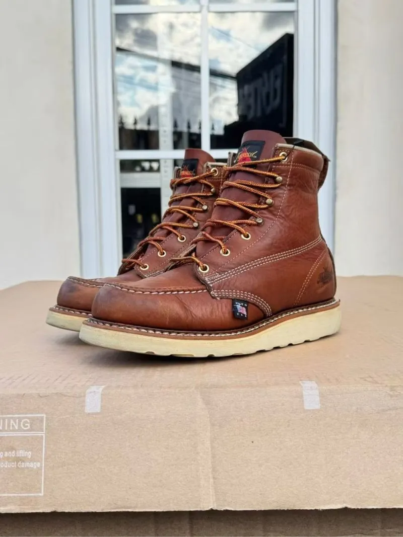 Thorogood 6 Inch Moctoe Boot Size 7.5 D Code D photo 1