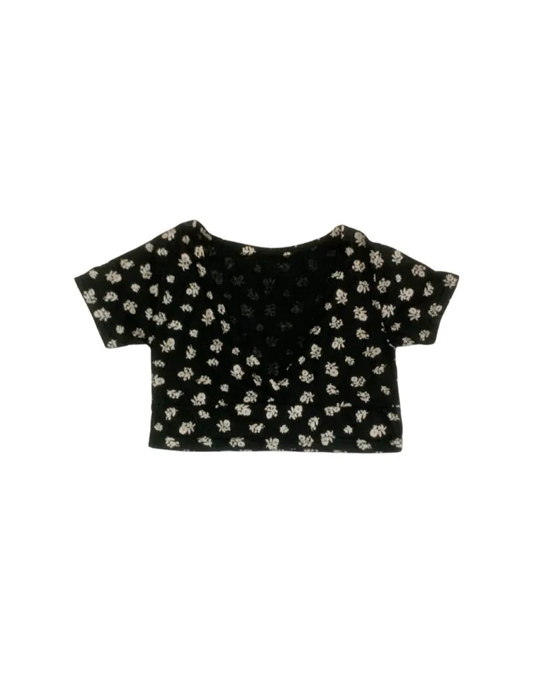 Ditsy Floral Backless Crop photo 1