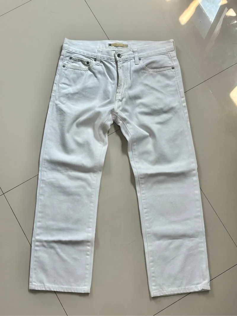 White Jeans GAP Staight Fit photo 1