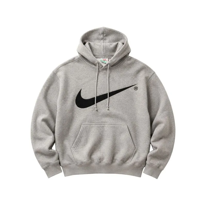 Nike vintage 80's big swoosh Hoodie boxy photo 1
