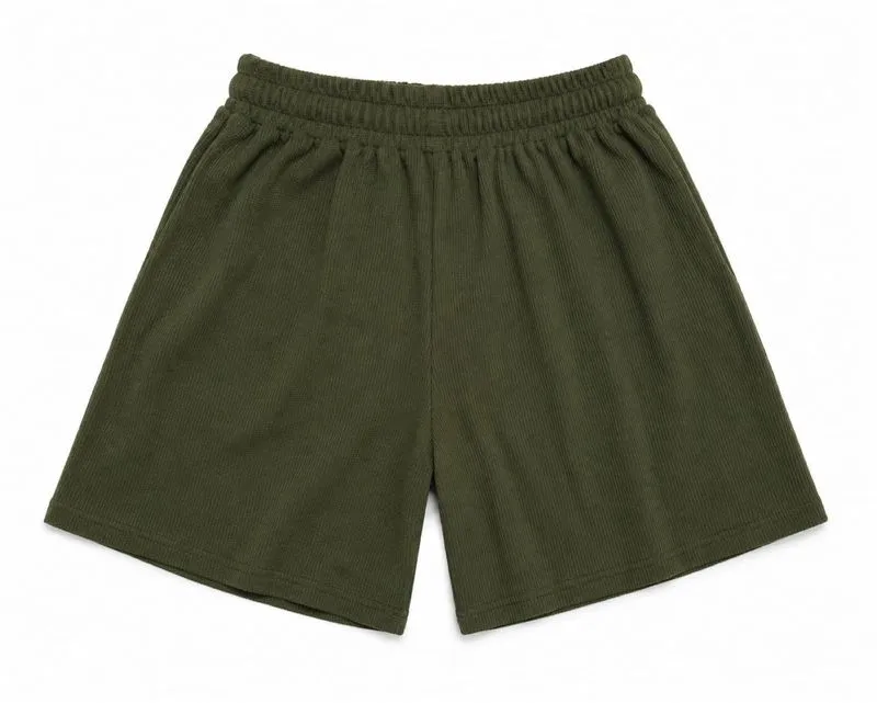 Men's Shorts Celana Pendek Warna Army Green Hijau photo 1