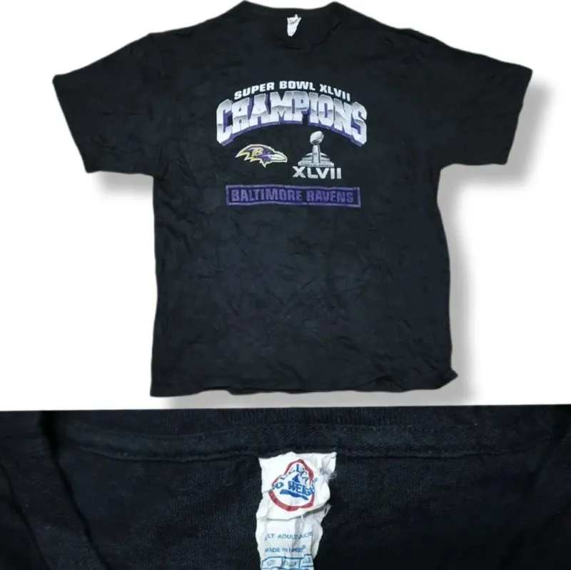 BALTIMORE RAVENS SUPER BOWL XLVII CHAMPIONS T-SHIRT | KAOS | photo 1