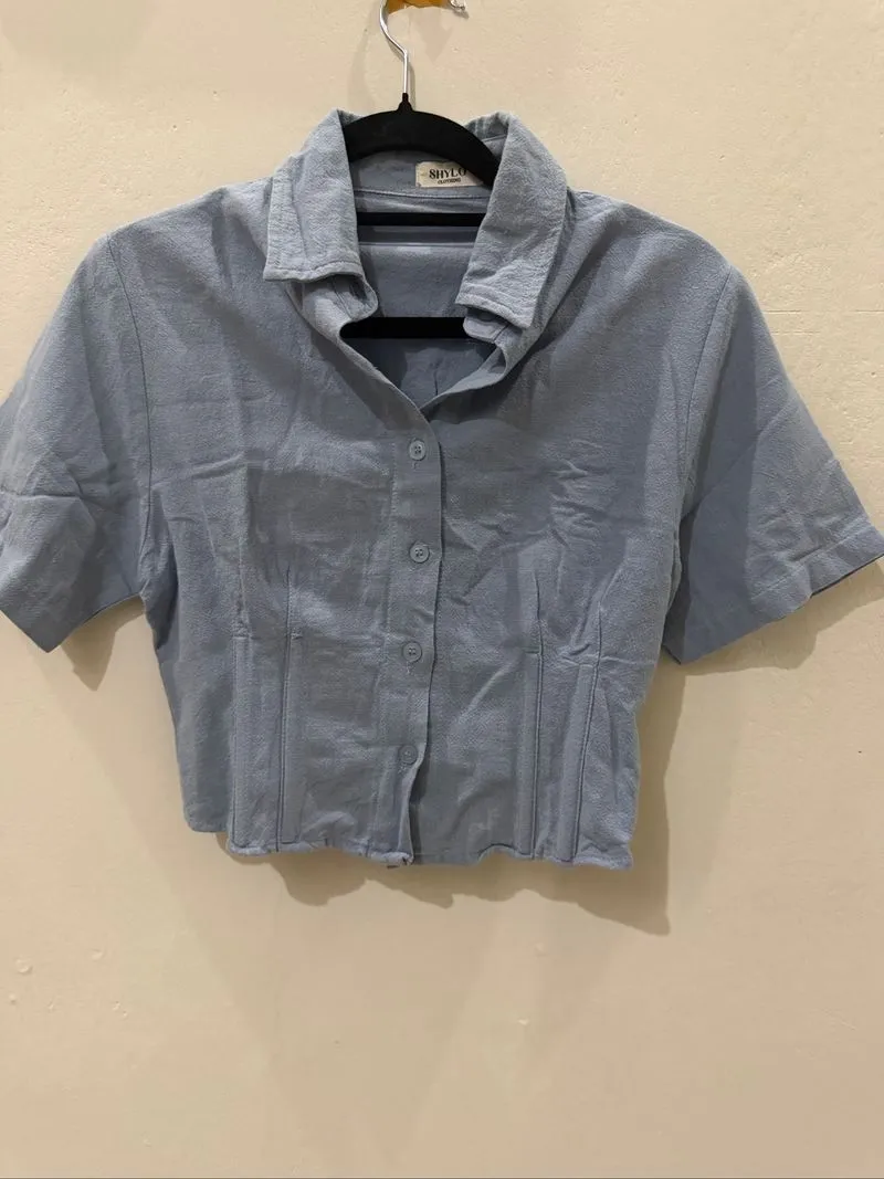 Crop Top Kemeja photo 1