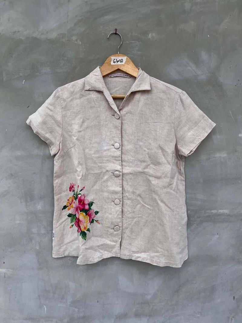 Mademoiselle non non flowers Japan shirt y2k photo 1