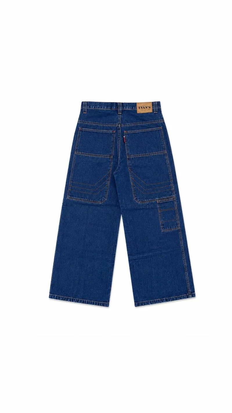 EVANS SKATERS Y2K BIG POCKET DENIM JEANS photo 1
