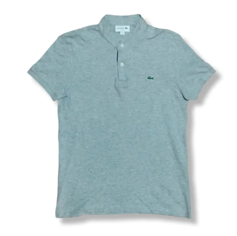 LACOSTE SMALL LOGO GRAY SLIM FIT POLO SHIRT | KAOS | DNY  photo 1