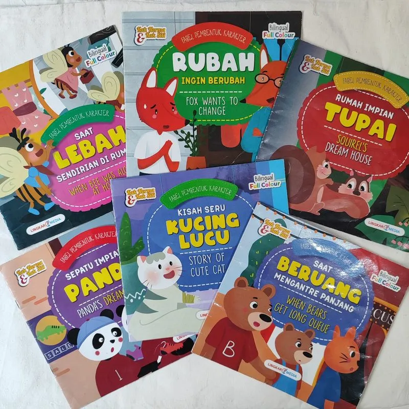 BOOK: FABEL PEMBENTUK KARAKTER | 6 BUKU | BUKU ANAK photo 1
