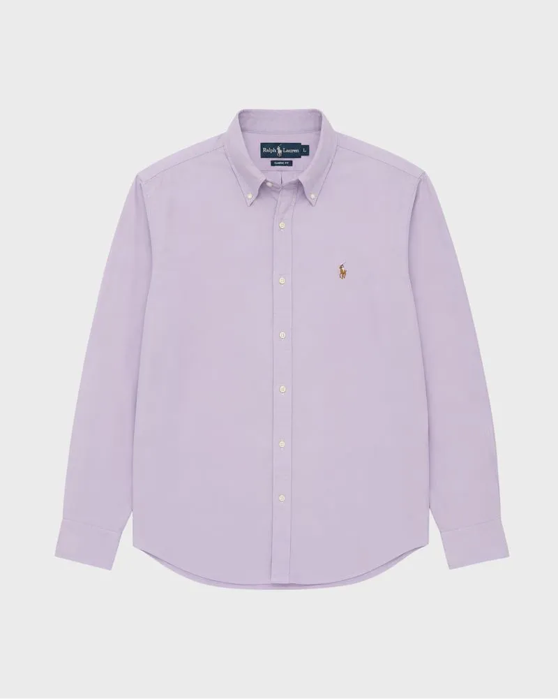 [L-XL] Ralph Lauren Cotton Purple Shirt (KM-318) photo 1