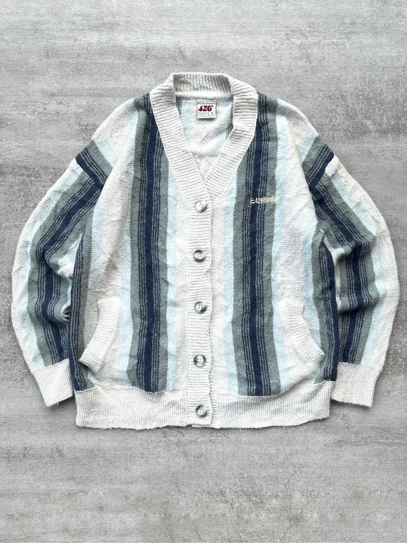 Cardigan stripe vintage photo 1